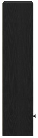 Estante 31x24x102 cm derivados de madeira carvalho preto