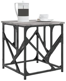 Mesa de centro 45x45x47,5 cm derivados de madeira cinza sonoma