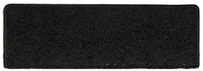 Tapetes de escadas 30 pcs 65x21x4 cm preto