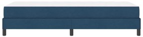 Cama Box Outros Azul 90 x 190 cm tecido