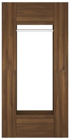 Armários corredor 2 pcs derivados de madeira carvalho castanho