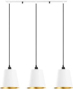 Candeeiro de Teto Berceste – Branco – 60 x 21 cm