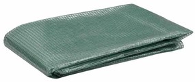 Cobertura de substituição p/ estufas 0,5 m² 50x100x190 cm verde