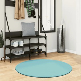 vidaXL Tapete de pelo curto OVIEDO Ø 100 cm verde
