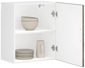 Armários parede cozinha 2 pcs Porto madeira de carvalho fumado