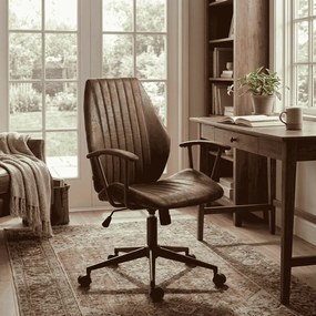 Cadeira de Escritório Nampa Conhaque