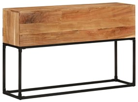 Mesa consola 120x30x75 cm madeira de acácia maciça