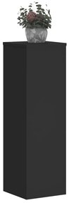 Suportes p/ plantas 2 pcs 25x25x80 cm derivados madeira preto