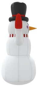 Boneco de neve insuflável com luzes LED 120 cm