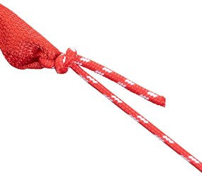 Corta-vento de campismo 340x130 cm impermeável cinza/laranja