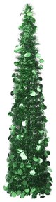 vidaXL Árvore de Natal pop-up artificial 150 cm PET verde