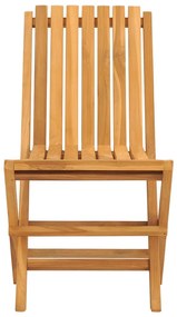 Cadeiras de jardim dobráveis 2 pcs 47x47x89 cm teca maciça