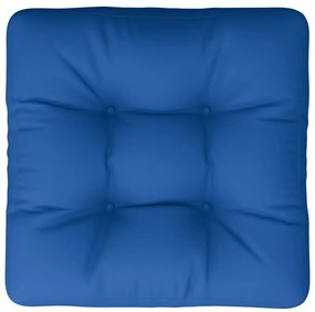 Almofadão p/ sofá paletes 60x60x12 cm tecido azul real