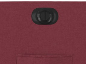 Poltrona elétrica reclinável tecido vermelho tinto