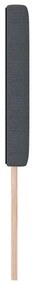 Cabeceira LED vidaXL Design Simples Cinza Escuro 80 cm Tecido de Velud