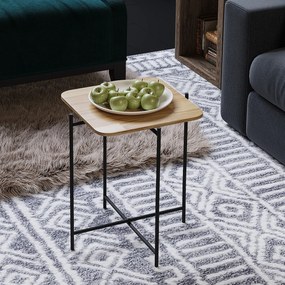 Mesa de Centro Shb-005 – Preto Natural – 46x56x46 cm | Tribo Home
