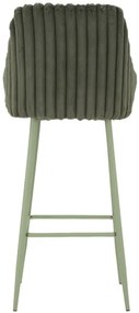 CONJUNTO DE 2 BANCOS DE BAR ALASKA VERDE 52X46X111 CM (ALTURA DO ASSENTO 78 CM)
