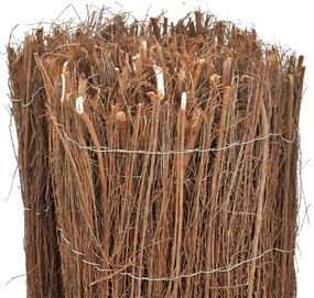 Cerca de galhos de madeira 400 x 100 cm
