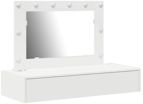 Mesa de Maquilhagem Suspensa  com Luzes LED Brancas