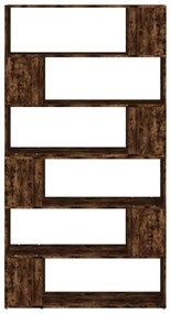 Estante/divisória 100x24x188 cm carvalho fumado