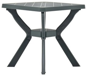 48800 vidaXL Mesa de bistrô 70x70x72 cm plástico verde