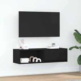 Móvel de TV 100x31x25,5 cm derivados de madeira carvalho preto