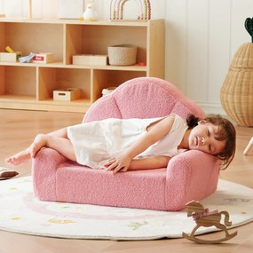 Sofá infantil para crianças Rosa