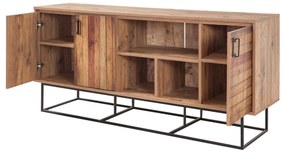 Console Quantum – Atlantic Pine Black – 180x80x40 cm