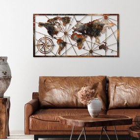 Acessório Decorativo de Parede Bys-132 – Multicolor – 120 cm x 60 cm