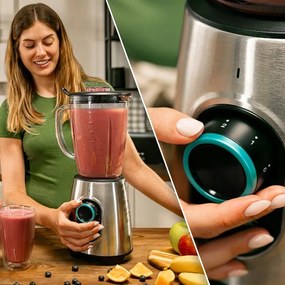 Liquidificador Power Black Titanium 2300MAX Inox