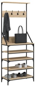 Conjunto de Entrada - Bengaleiro c/ arrumação calçado 70x34x184 cm car