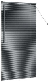 Persiana de Janela Cinzento-escuro 85 x 175 cm Alumínio
