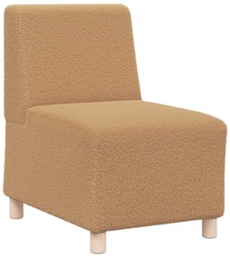 Sofá Chiar 3 pcs Bege 55 x 74 x 82 cm Tecido de veludo côtelé