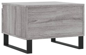 Mesas de centro 2 pcs 50x46x35cm deriv. madeira cinzento sonoma