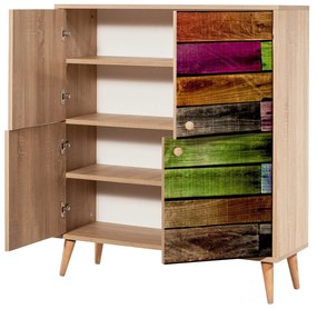 Conjunto de Mobiliário de Entrada Multilux – Sonomo Green – Sapateira:
