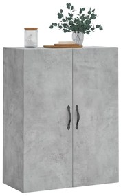 Armário de parede 69,5x34x90 cm deriv. madeira cinzento cimento