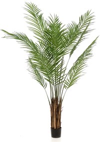 437359 Emerald Árvore artificial palmeira de jardim 180 cm verde