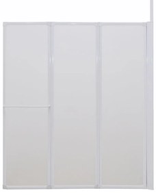 Cabine de duche dobrável formato L 70x120x137 cm 4 painéis