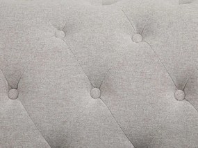 Sofá de 2 lugares em tecido creme VISSLAND Beliani