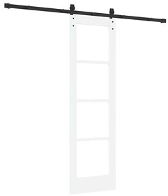 Porta Deslizante vidaXL com Conjunto de Ferragens 'ORKDAL'Branca 61x19
