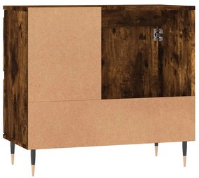 Armário casa de banho 65x33x60 cm madeira carvalho fumado