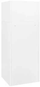 Armário para selas 53x53x140 cm aço branco