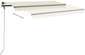 Toldo automático independente 450x300 cm cor creme