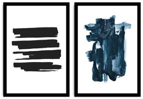 Quadro Decorativo em MDF com Moldura 2Psctcız-012 – Multicolor – 74 x