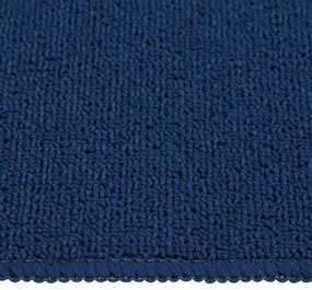 Tapetes antiderrapantes p/ escadas 15 pcs 75x20 cm azul marinho