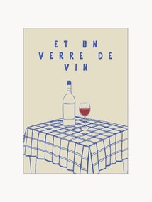 Póster Et Un Verre de Vin