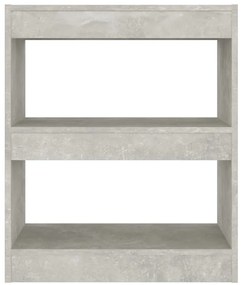 Estante/divisória 60x30x72 cm cor cinzento cimento