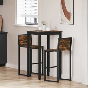 vidaXL Mesas de jantar Madeira processada