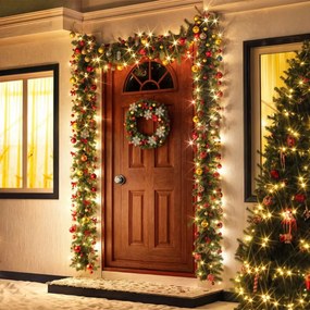 Guirlanda de Natal 5 m para interior e exterior Verde