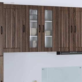 vidaXL Armário de Cozinha Carvalho Marrom 60 x 31 x 80 cm